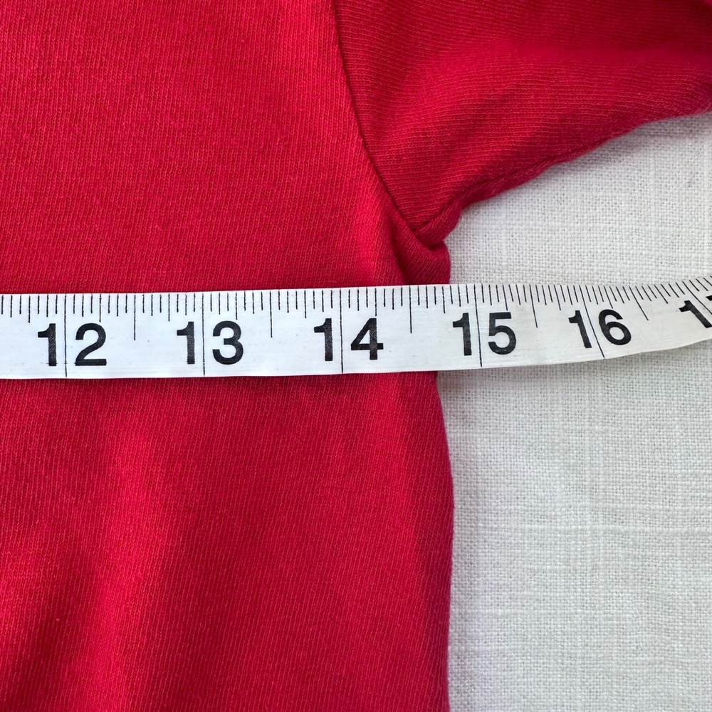 Vintage Wisconsin Badgers Gildan Heavy Cotton Youth T-Shirt Red Y2K 2000s Sm - Picture 6 of 10